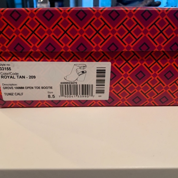 Tory Burch Grove Open Toe Bootie - Picture 2 of 6